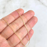 Cadena China 1.9gr / 60cm / 1mm Oro Rosa +1