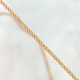 Cadena China 1.9gr / 60cm / 1mm Oro Rosa +1