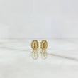 Topos Virgen Guadalupe 0.75gr / 8mm / Ovalada Oro Amarillo 18K
