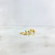 Topos Silueta Corazon 0.8gr / Circon Verde Oro Amarillo
