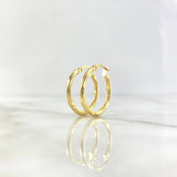 Candongas Lui 1.65gr / 2cm / Oro Amarillo