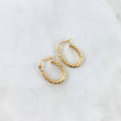 Candongas Mary Ovalada 1.1gr / 1.8cm / Oro Amarillo 18K *