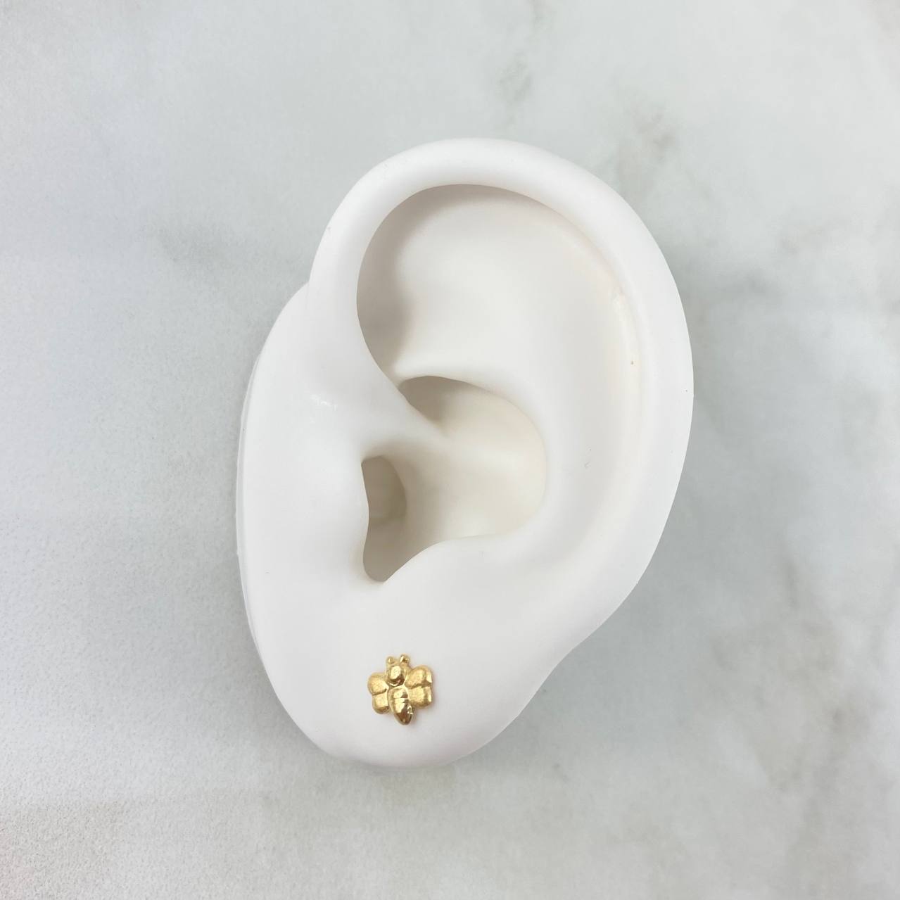 Topos Abeja 0.5gr / 6mm Oro Amarillo 18K