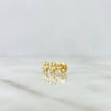 Topos Abeja 0.5gr / 6mm Oro Amarillo 18K