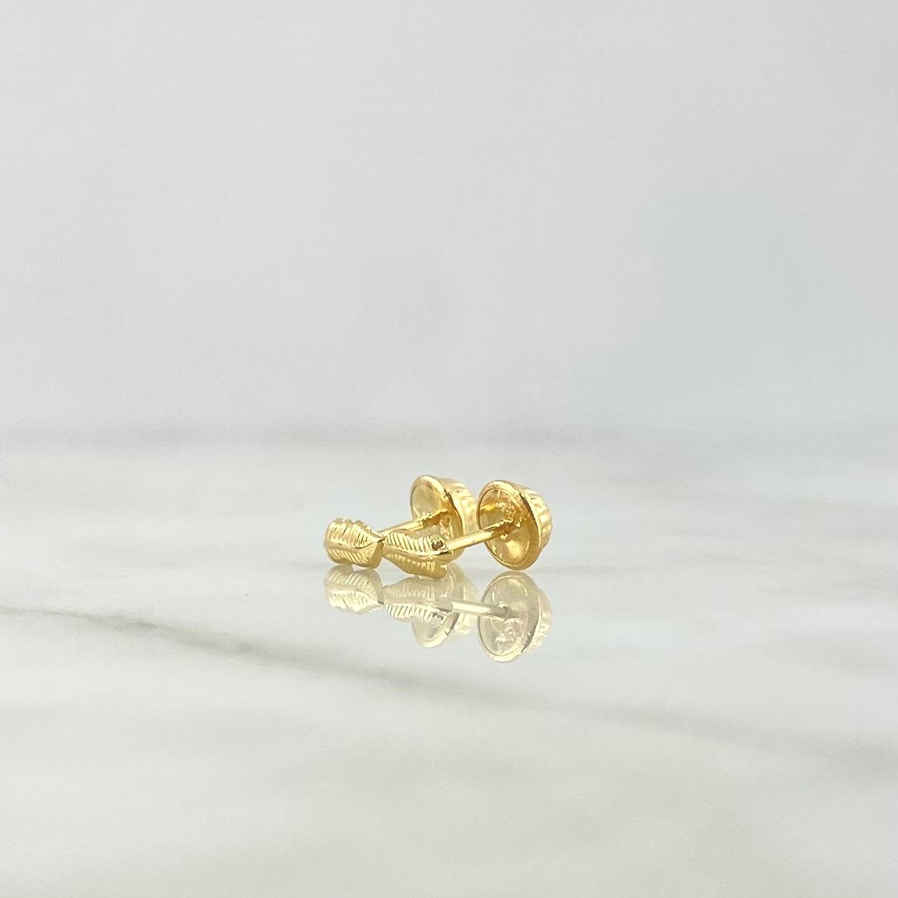 Topos Hoja Otoñal 0.5gr / 7.5mm Oro Amarillo 18K ©