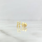 (revision)Topos Jirafa 0.65gr / 0.8cm / Circon Blanco Oro Amarillo