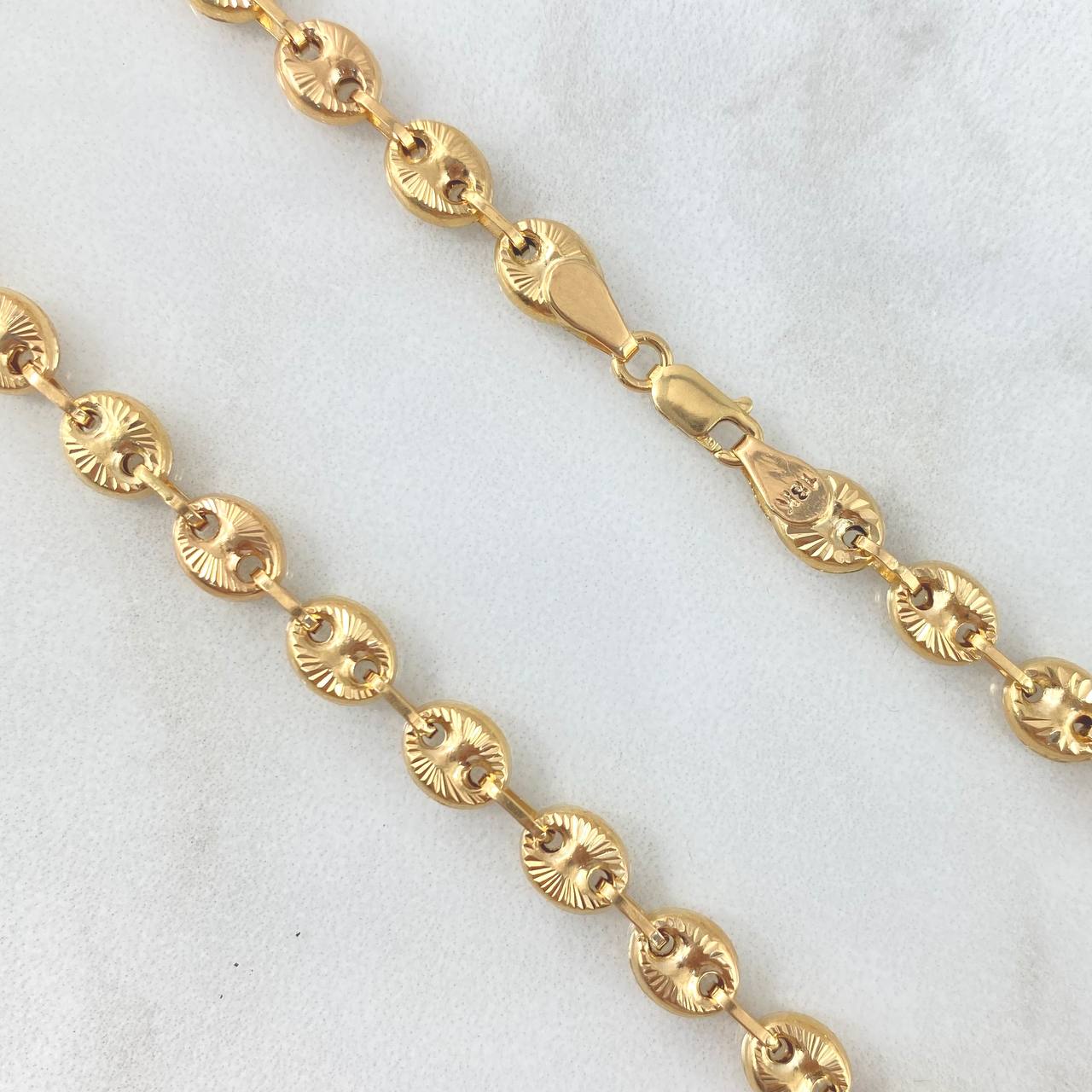 Cadena GC 14.15gr / 45cm / 5.5mm Diamantada Oro Amarillo