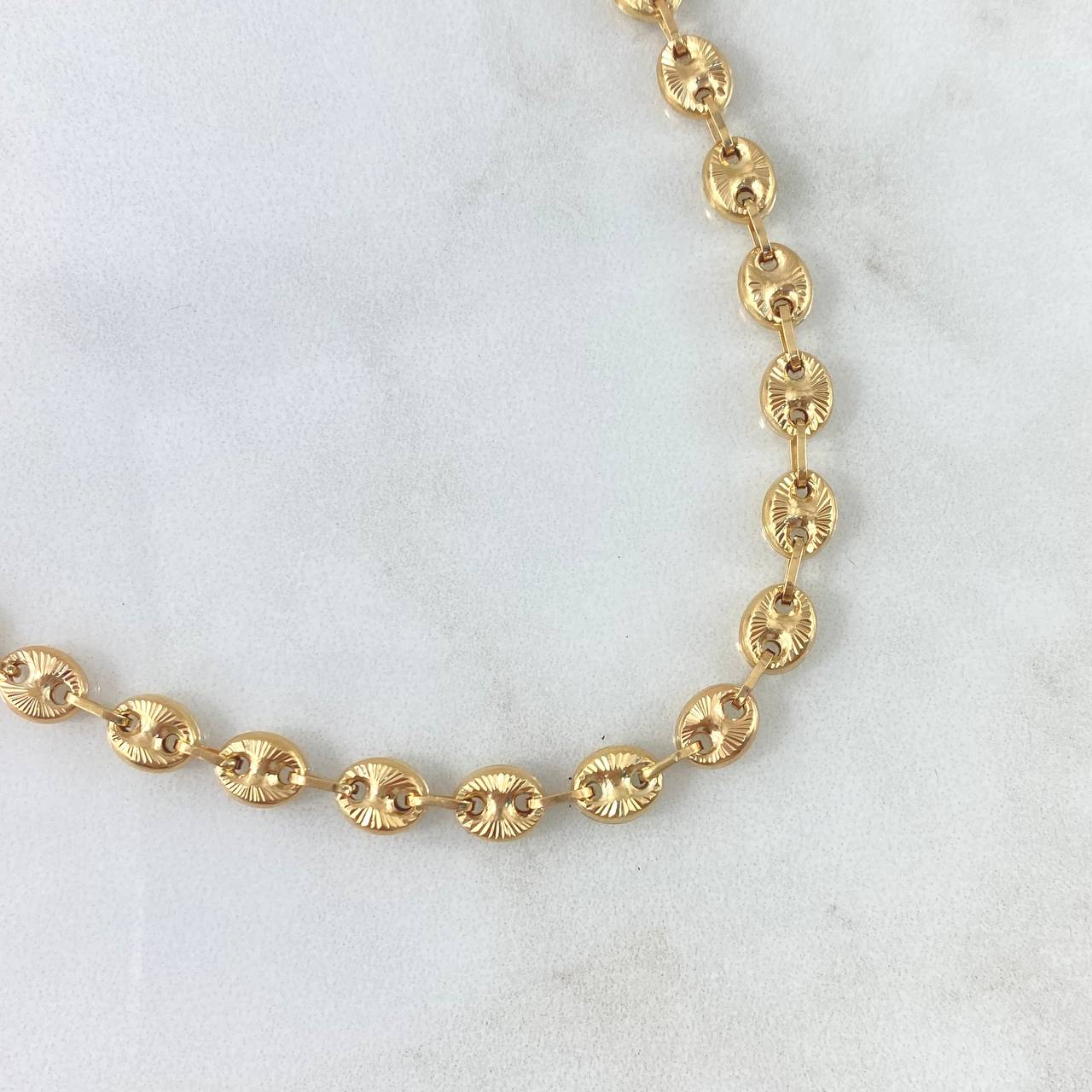 Cadena GC 14.15gr / 45cm / 5.5mm Diamantada Oro Amarillo