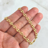 Cadena GC 9.2gr / 50cm / 5.5mm Lisa Oro Amarillo