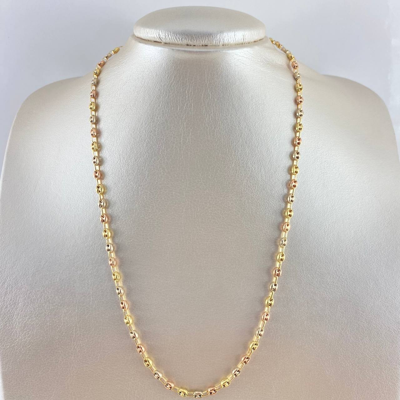 Cadena GC 7.4gr / 50cm / 4mm Lisa Tres Oros