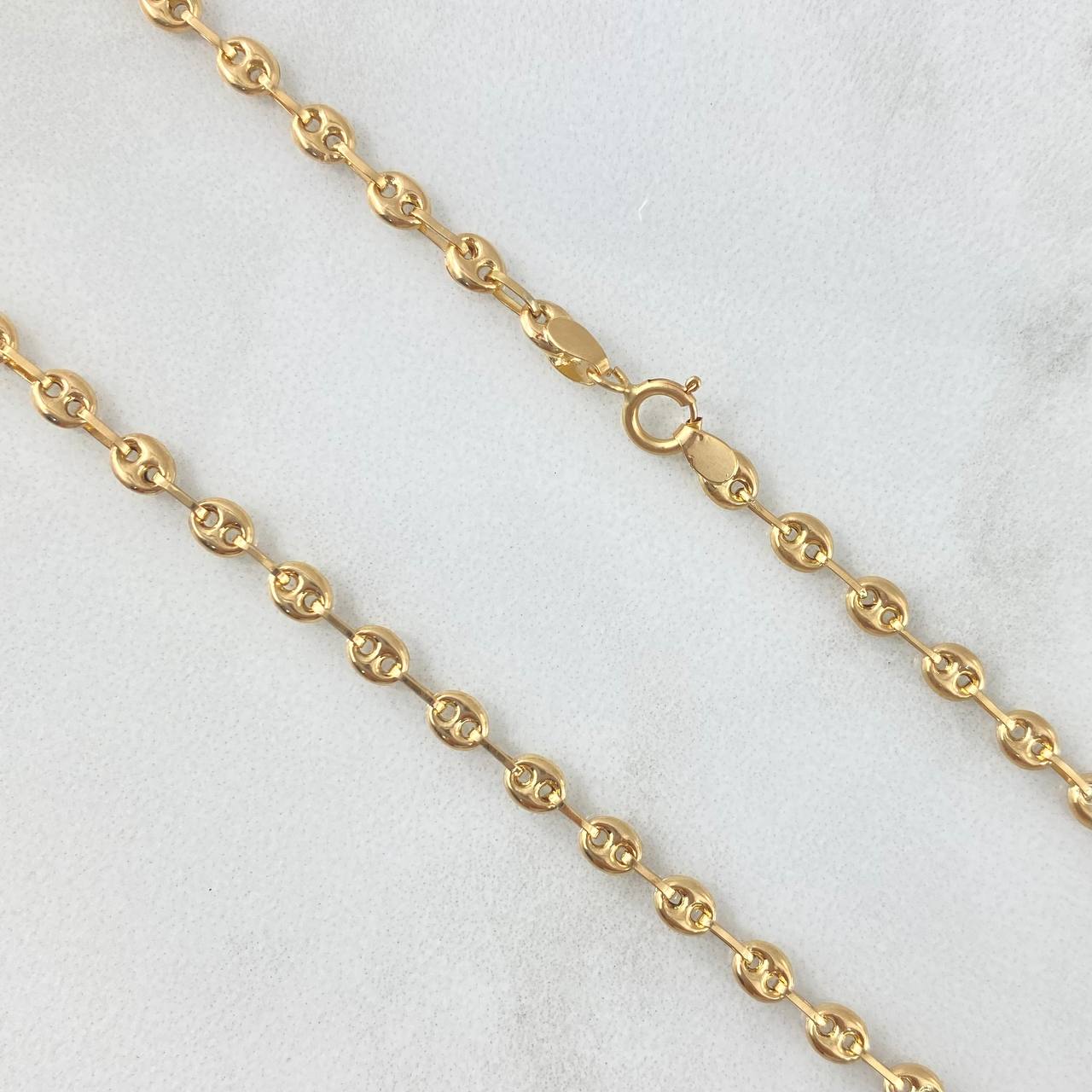 Cadena GC 5.8gr / 50cm / 3mm Lisa Oro Amarillo
