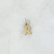 Dije Letra R Cursiva 0.45gr / 1.6cm-Lisa Oro Amarillo 18K *