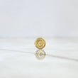 Herraje Letra C Tambor 0.25gr / 0.8cm / Doble Faz Oro Amarillo