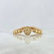 Pulsera Caqui Virgen Guadalupe 1.4gr / 4mm Bolas Discoteca 6 Und Oro Amarillo
