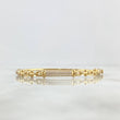 Pulso Boyas Segmentadas 10.8gr / 19cm / Circones Blancos Oro Amarillo +4 ©
