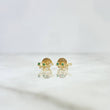 Topos Rama de Laurel 0.7gr / 0.8cm / Circones Blancos - Verdes Oro Amarillo ©