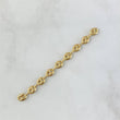 Herraje Retazo GC 0.9gr / 6.5cm / 4.5mm Nueve Eslabones Oro Amarillo