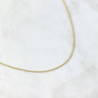 Cadena Mini Cubana 1.5gr / 45cm / 1.4mm Oro Amarillo +1 *