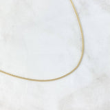 Cadena Cubana 1.35gr / 45cm / +1 Oro 18K -