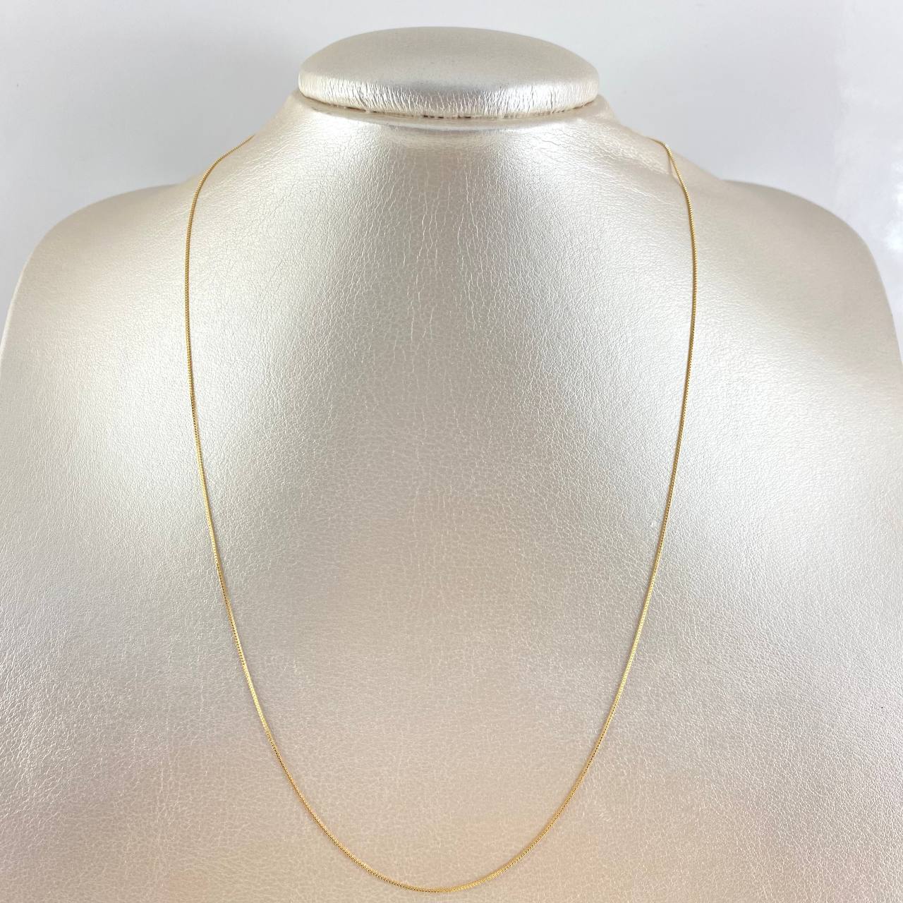 Cadena Veneciana 1.15gr / 50cm / 0.5mm Oro Amarillo +3 18K *