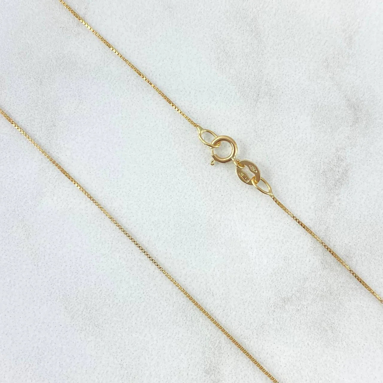 Cadena Veneciana 0.9 g / 40 cm / 0.5 mm Oro Amarillo 18K