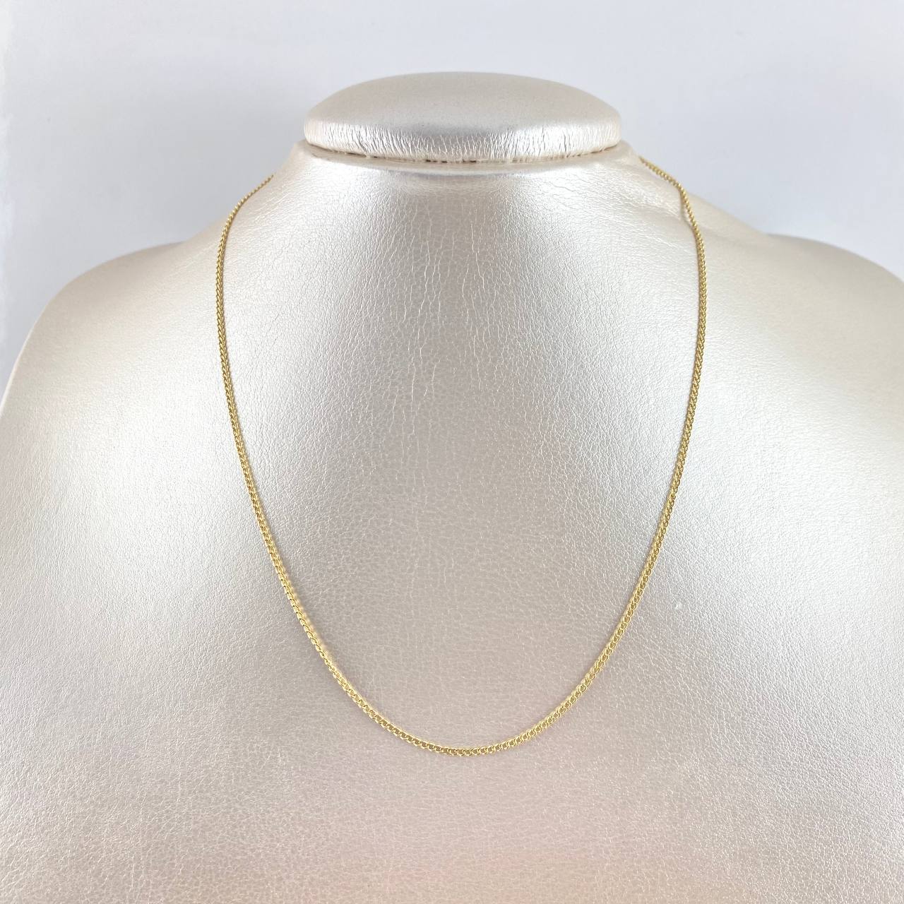 Cadena Cubana 1.35gr / 45cm / +1 Oro 18K -