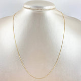 Cadena Veneciana 0.85gr / 45cm / 0.5mm Oro Amarillo +3 18K