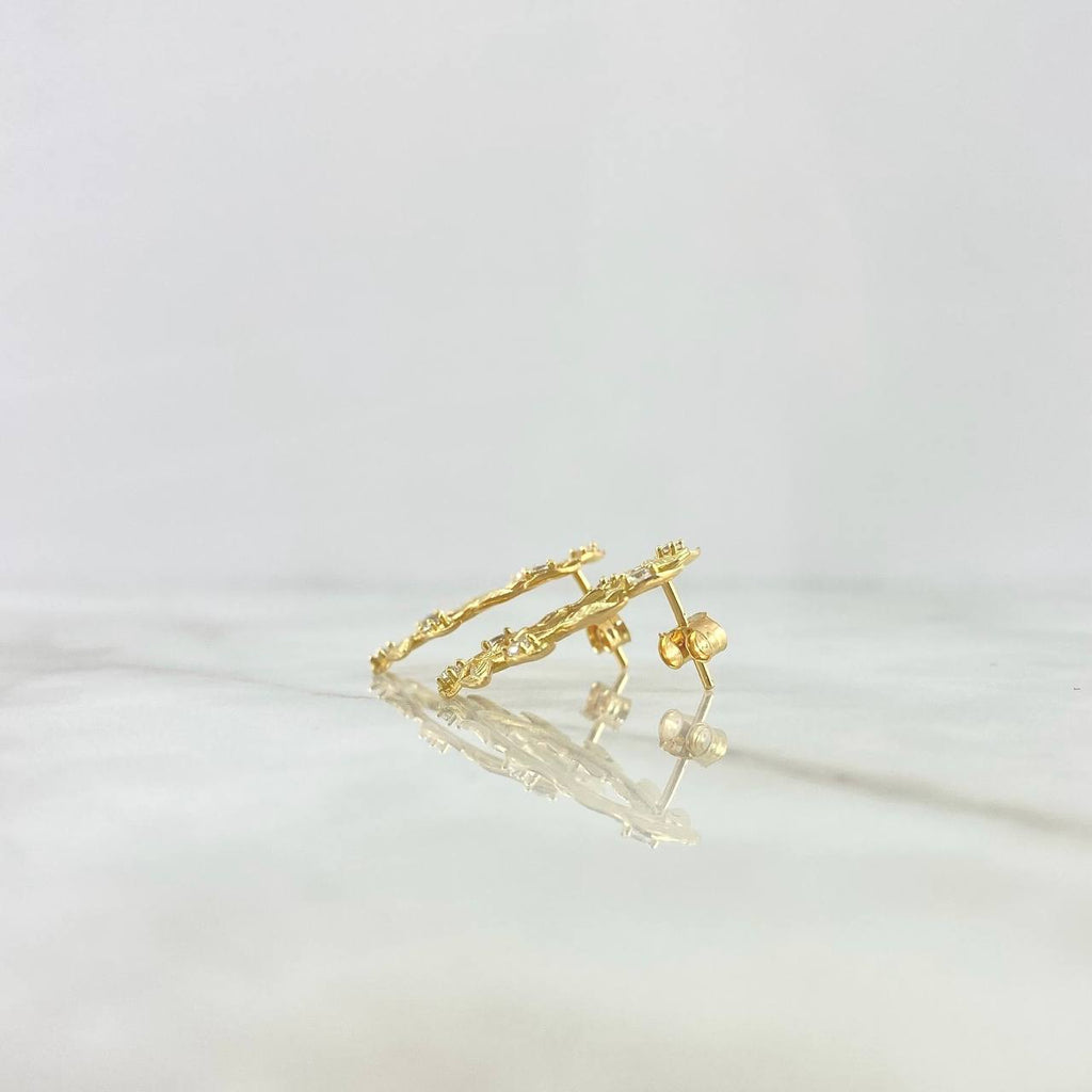 Topos Rama de Laurel 4,9gr, 18K Oro Nacional – Napoleone Joyas CO