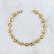 Pulso GC 6.8gr / 22cm / 8mm Lisa - Diamantada Oro Amarillo