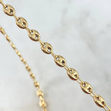 Cadena GC 7.75gr / 45cm / 3.5mm Lisa Oro Amarillo