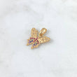Dije Mariposa 1.45gr / 1.8cm / Circones de Colores Oro Amarillo *