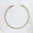 Pulso Militar 6.3gr / 18.5cm / 3mm Bola Diamantada Oro Amarillo