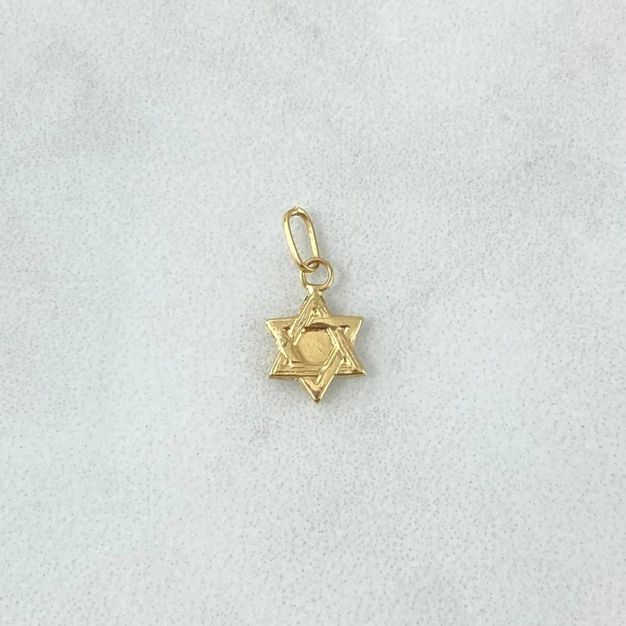 Dije Estrella De David 0.25 g / 1.5 cm Oro Amarillo 18K