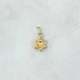 Dije Estrella De David 0.25 g / 1.5 cm Oro Amarillo 18K