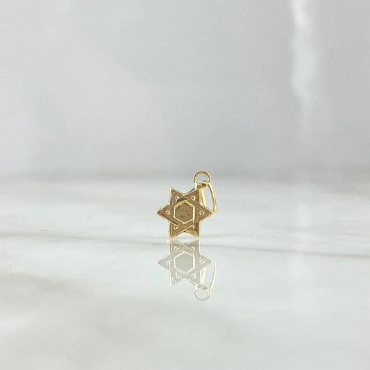 Dije Estrella De David 0.25 g / 1.3 cm Oro Amarillo 18K