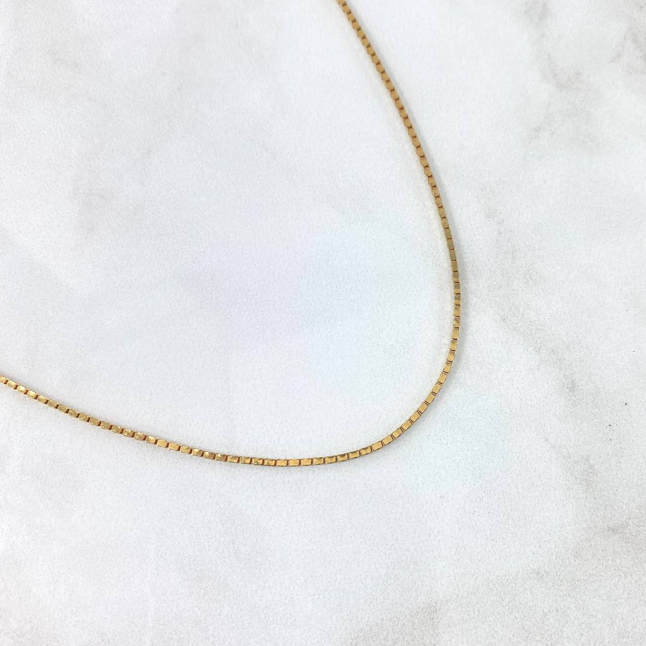 Cadena Veneciana 5.1gr / 45cm / 1mm Oro Amarillo +3