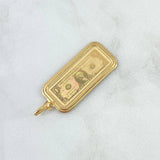 Dije Placa Dólar 2.2gr / 4cm / Oro Amarillo +4 ©