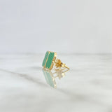 Topos Trébol VCyA 2.65gr / 1cm / Verde Electrostático Oro Amarillo