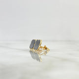 Topos Trébol VCyA 2.5gr / 1cm / Negro Electroestático Oro Amarillo