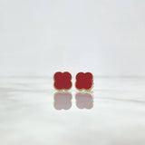 Topos Trébol VCyA 2.65gr / 1cm / Rojo Electroestático Oro Amarillo