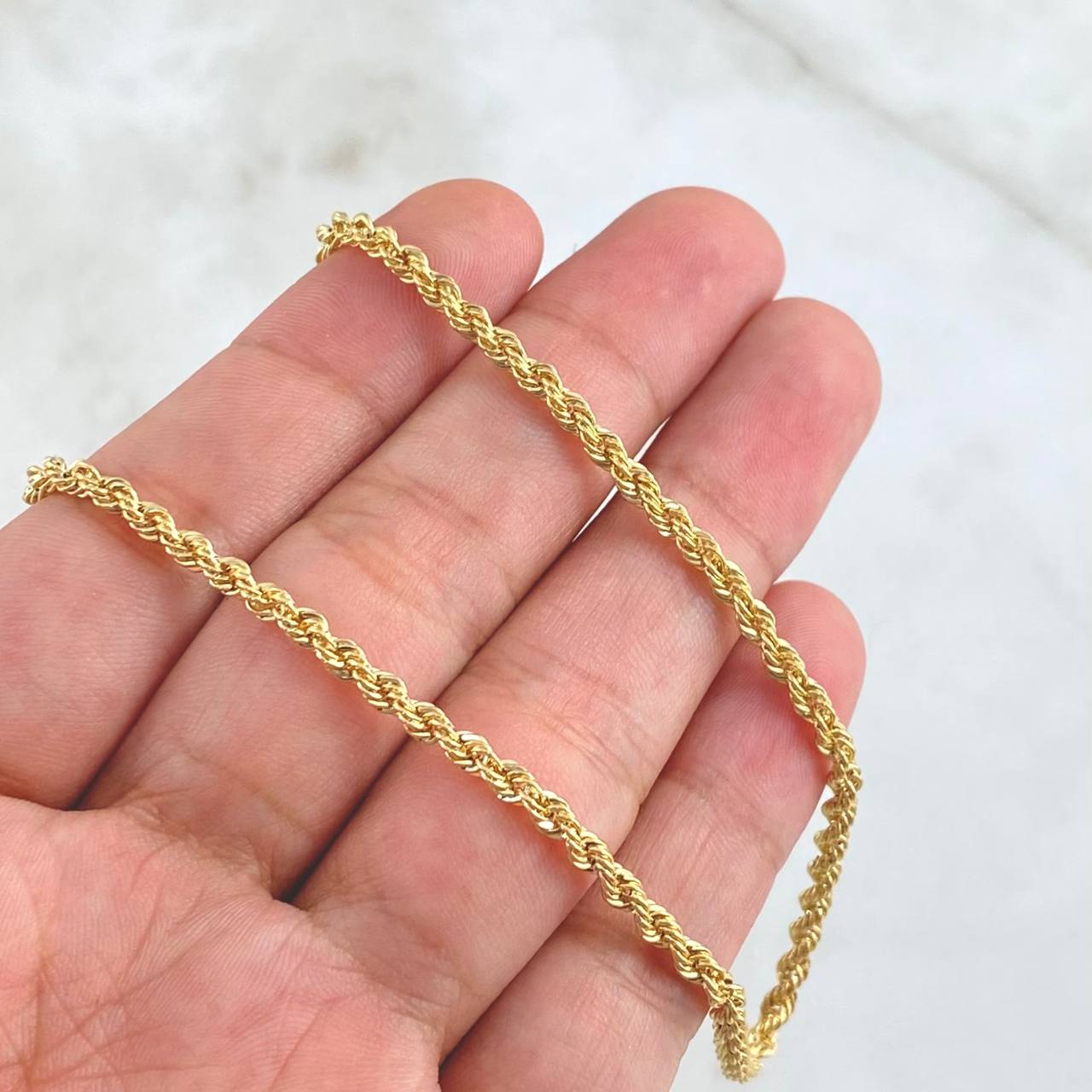 Cadena Lazo 5.4gr / 60cm / 2.8mm Oro Amarillo +3