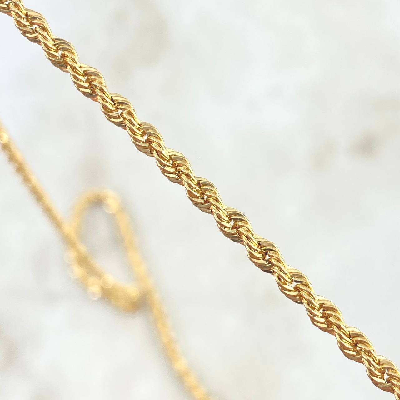 Cadena Lazo 5.55gr / 60cm / 2.8mm Oro Amarillo +3