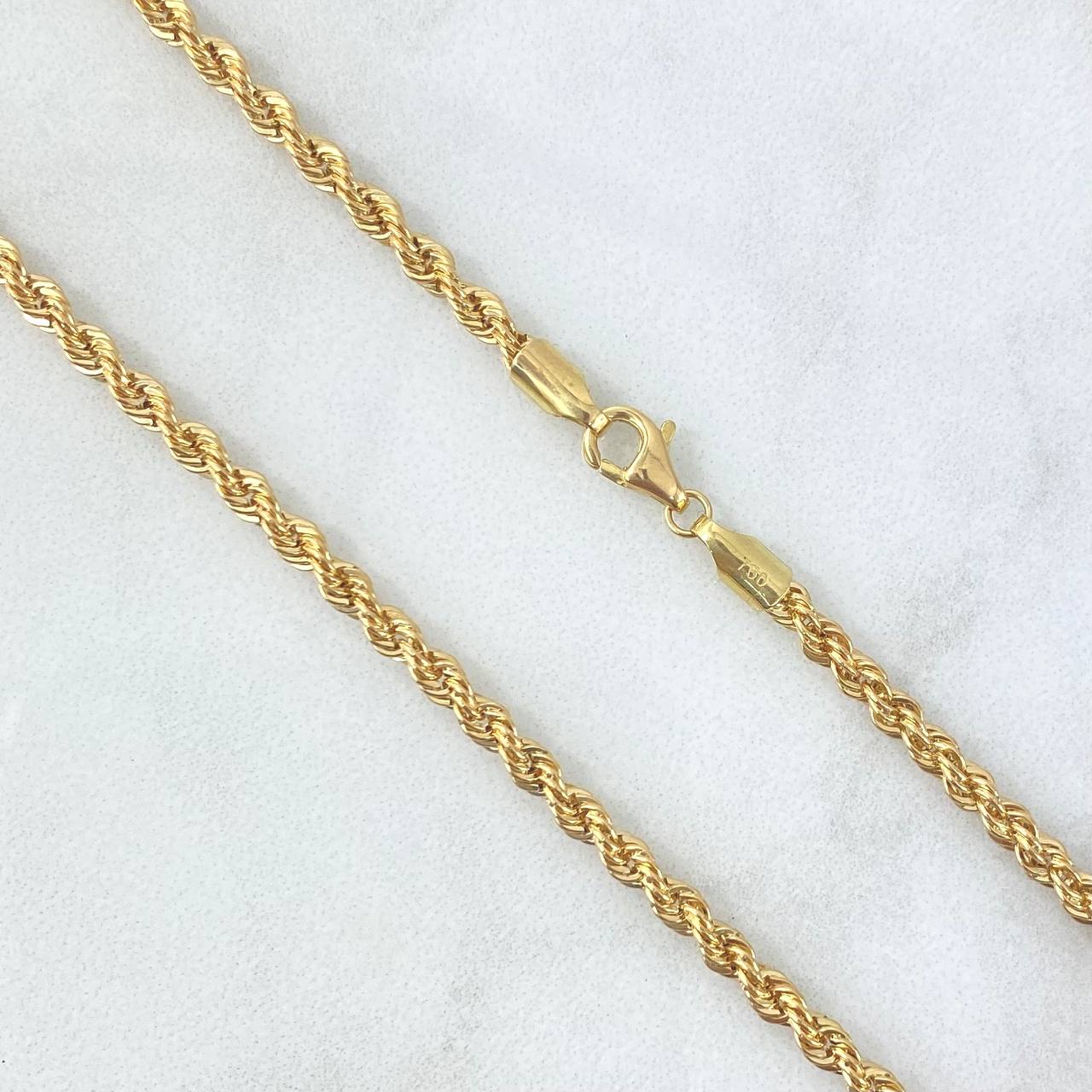 Cadena Lazo 5.6gr / 60cm / 2.8mm Oro Amarillo +3