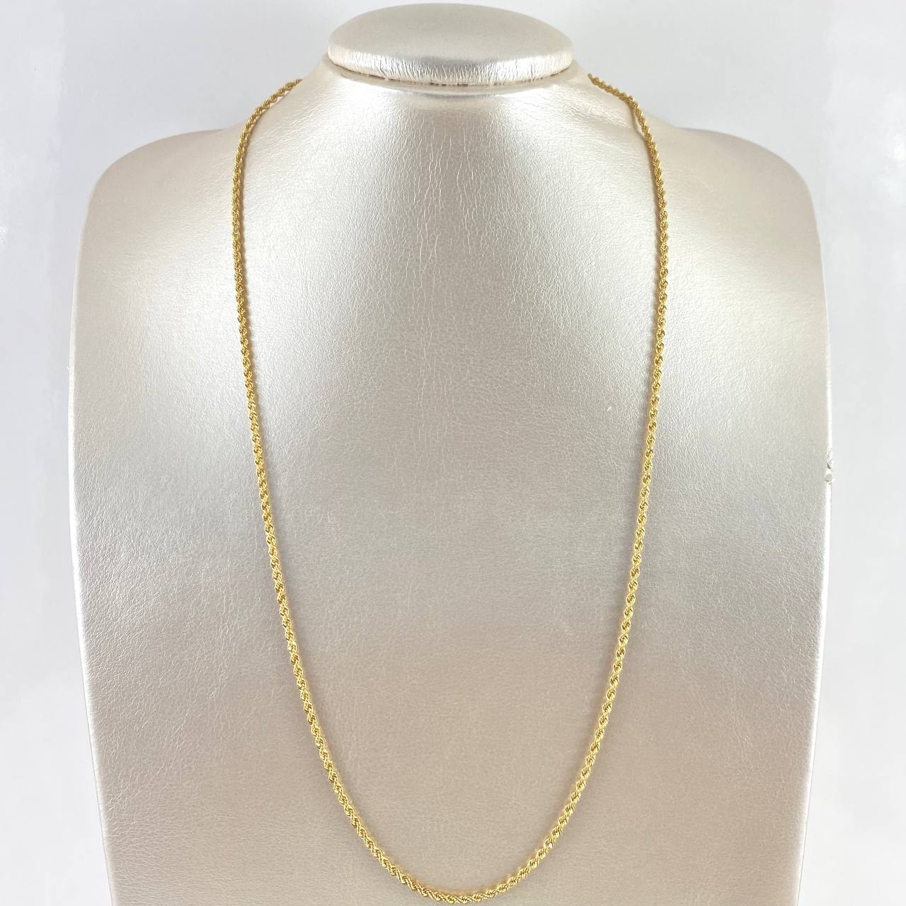 Cadena Lazo 3.7gr / 60cm / 2.2mm Oro Amarillo +3