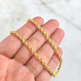 Cadena Lazo 11gr / 60cm / 4mm Oro Amarillo +3 *