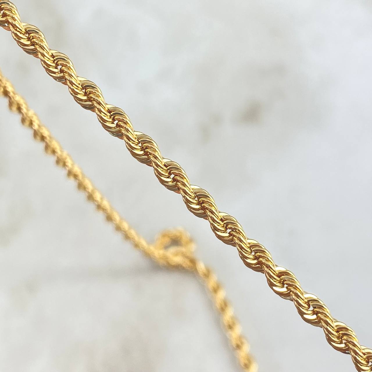 Cadena Lazo 11gr / 60cm / 4mm Oro Amarillo +3 *