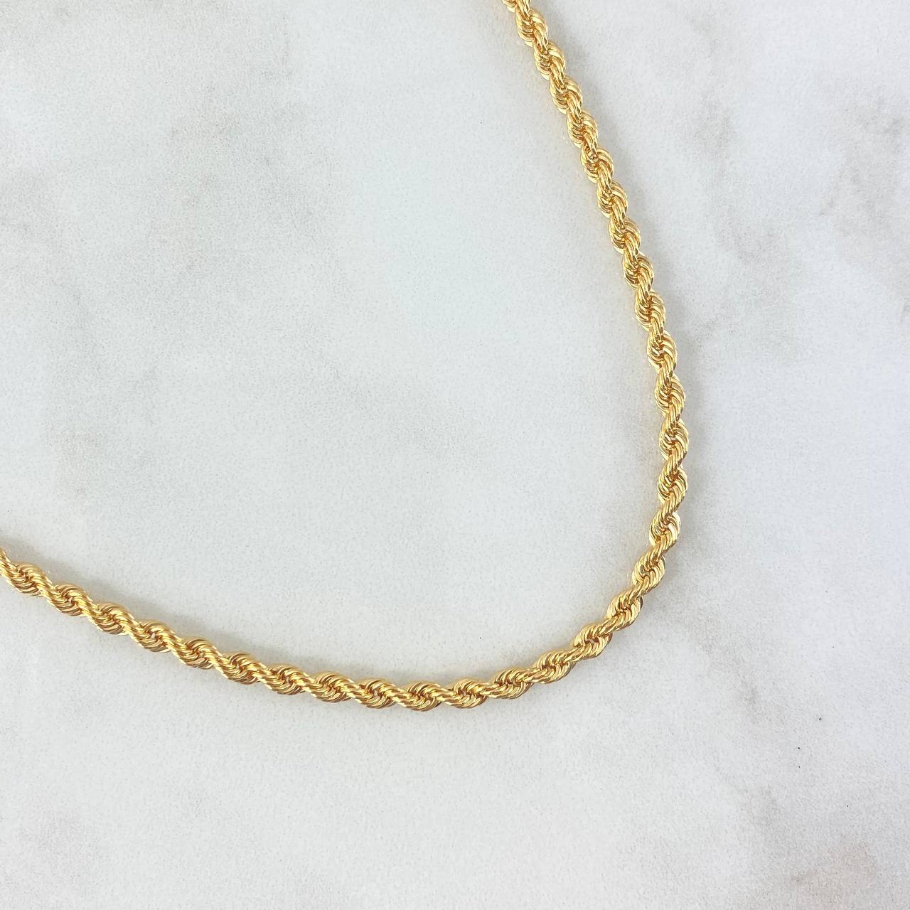 Cadena Lazo 14.9gr / 60cm / 4.4mm Oro Amarillo +3 18K *