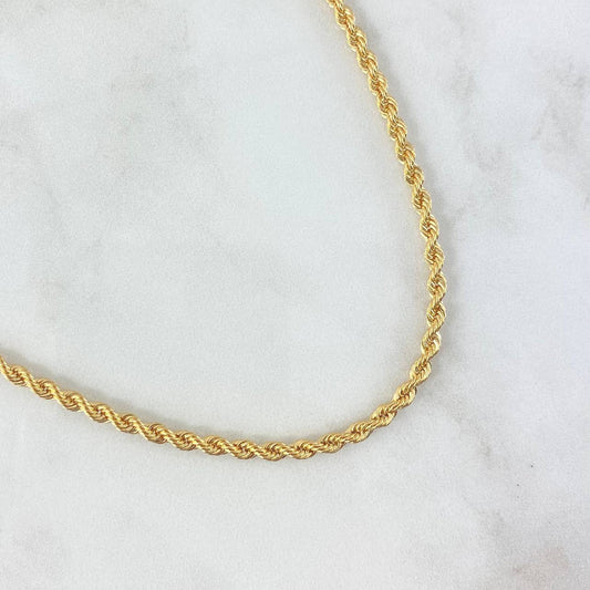 Cadena Lazo 14.9gr / 60cm / 4.4mm Oro Amarillo +3 18K *