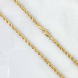 Cadena Lazo 5.15gr / 50cm / 2.5mm Oro Amarillo +3