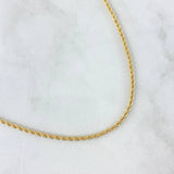 Cadena Lazo 1.8gr / 45cm / 2mm Oro Amarillo +3 18K *